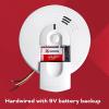 imageKidde 21026063 AC Hardwired Smoke Detector Alarm with 9V Back up and Front Load Battery Door White