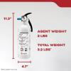 imageKidde Auto Fire Extinguisher for Car ampamp Truck 5BC 32 Lbs Dry Chemical Extinguisher Strap Bracket IncludedM5G