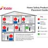 imageKidde Carbon Monoxide Detector with 10Year Battery 3 LEDs Replacement Indicator TestReset Button 2 Pack6 packs