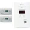 imageKidde Carbon Monoxide Detector with 10Year Battery Digital Display 3 LEDs Replacement Indicator Peak Level Memory 2 Pack2 packs