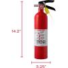 imageKidde Fire Extinguisher for Commercial Use 3A40BC 9 Lbs Refillable ampamp Reusable Hose ampamp Wall Mount Included1 Pack