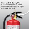 imageKidde Fire Extinguisher for Commercial Use 3A40BC 9 Lbs Refillable ampamp Reusable Hose ampamp Wall Mount Included1 Pack