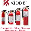 imageKidde Fire Extinguisher for Commercial Use 3A40BC 9 Lbs Refillable ampamp Reusable Hose ampamp Wall Mount Included1 Pack