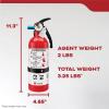 imageKidde Fire Extinguisher for Home ampamp Office Use 5BC 32 Lbs USCG Approved with Strap Bracket IncludedSingle Use