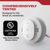 imageKidde Hardwired Smoke Detector 10Year Battery Backup Voice Alerts Interconnectable LED Warning Light IndicatorsWhite
