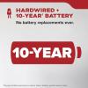 imageKidde Hardwired Smoke Detector 10Year Battery Backup Voice Alerts Interconnectable LED Warning Light IndicatorsWhite