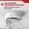 imageKidde Hardwired Smoke Detector 10Year Battery Backup Voice Alerts Interconnectable LED Warning Light IndicatorsWhite