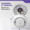 imageKidde Hardwired Smoke ampamp Carbon Monoxide Detector 10Year Battery Backup Interconnectable LED Warning Light IndicatorsDetector
