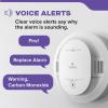 imageKidde Hardwired Smoke ampamp Carbon Monoxide Detector 10Year Battery Backup Voice Alerts Interconnectable LED Warning Light Indicators 2 Pack