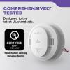 imageKidde Hardwired Smoke ampamp Carbon Monoxide Detector 10Year Battery Backup Voice Alerts Interconnectable LED Warning Light Indicators 2 Pack