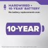 imageKidde Hardwired Smoke ampamp Carbon Monoxide Detector 10Year Battery Backup Voice Alerts Interconnectable LED Warning Light Indicators