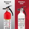 imageKidde Kitchen Fire Extinguisher Home Use for Grease Fires 39 Lbs Wall Mount Included WhiteVariety Pack
