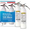 imageKidde Mariner 110 Marine Fire Extinguisher for Boats 1A10BC 39 Lbs Coast Guard Approved Strap Bracket Included White 2 PackMAR110