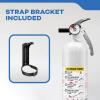 imageKidde Mariner 110 Marine Fire Extinguisher for Boats 1A10BC 39 Lbs Coast Guard Approved Strap Bracket Included White 2 PackMAR110