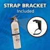 imageKidde Mariner 110 Marine Fire Extinguisher for Boats 1A10BC 39 Lbs Coast Guard Approved Strap Bracket Included White 2 PackMAR110