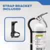 imageKidde Mariner 110 Marine Fire Extinguisher for Boats 1A10BC 39 Lbs Coast Guard Approved Strap Bracket Included White 2 PackMAR210