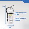 imageKidde Mariner 110 Marine Fire Extinguisher for Boats 1A10BC 39 Lbs Coast Guard Approved Strap Bracket Included White 2 PackMAR210
