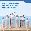 imageKidde Mariner 110 Marine Fire Extinguisher for Boats 1A10BC 39 Lbs Coast Guard Approved Strap Bracket Included White 2 PackMAR210