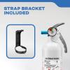 imageKidde Mariner 110 Marine Fire Extinguisher for Boats 1A10BC 39 Lbs Coast Guard Approved Strap Bracket Included White 2 PackMAR5