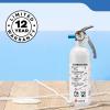 imageKidde Mariner 110 Marine Fire Extinguisher for Boats 1A10BC 39 Lbs Coast Guard Approved Strap Bracket Included White 2 PackMAR5