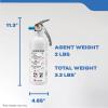 imageKidde Mariner 110 Marine Fire Extinguisher for Boats 1A10BC 39 Lbs Coast Guard Approved Strap Bracket Included White 2 PackMAR5