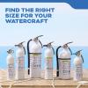 imageKidde Mariner 110 Marine Fire Extinguisher for Boats 1A10BC 39 Lbs Coast Guard Approved Strap Bracket Included White 2 PackMAR5