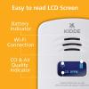 imageKidde Smart Carbon Monoxide Detector ampamp Indoor Air Quality Monitor Plug In Wall WiFi Alexa Compatible Device Voice ampamp App Alerts