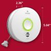 imageKidde Smart Smoke Detector WiFi Alexa Compatible Device Hardwired wBattery Backup Voice ampamp App Alerts
