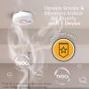 imageKidde Smart Smoke ampamp Carbon Monoxide Detector ampamp Indoor Air Quality Monitor WiFi Alexa Compatible Device Hardwired wBattery Backup Voice ampamp App Alerts 2 Pack