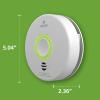 imageKidde Smart Smoke ampamp Carbon Monoxide Detector ampamp Indoor Air Quality Monitor WiFi Alexa Compatible Device Hardwired wBattery Backup Voice ampamp App Alerts