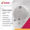 imageKidde Smoke Detector 10Year Battery Photoelectric Sensor Smoke Alarm White