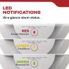 imageKidde Smoke Detector 10Year Battery Powered Voice Alerts LED Warning Light Indicators