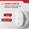 imageKidde Smoke Detector 10Year Battery Powered Voice Alerts LED Warning Light Indicators