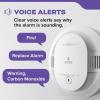 imageKidde Smoke ampamp Carbon Monoxide Detector 10Year Battery Powered Voice Alerts LED Warning Light Indicators