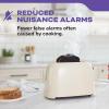 imageKidde Smoke ampamp Carbon Monoxide Detector 10Year Battery Powered Voice Alerts LED Warning Light Indicators
