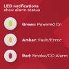 imageKidde Smoke ampamp Carbon Monoxide Detector AA Battery Powered LED Warning Light Indicators 1 Pack