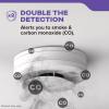 imageKidde Smoke ampamp Carbon Monoxide Detector AA Battery Powered LED Warning Light Indicators 4 Pack