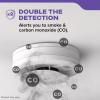 imageKidde Smoke ampamp Carbon Monoxide Detector AA Battery Powered Voice Alerts LED Warning Light Indicators9th Edition Alarm