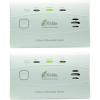 imageKidde Carbon Monoxide Detector with 10Year Battery 3 LEDs Replacement Indicator TestReset Button 2 Pack2 packs