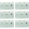 imageKidde Carbon Monoxide Detector with 10Year Battery 3 LEDs Replacement Indicator TestReset Button 2 Pack6 packs