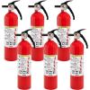 imageKidde Fire Extinguisher for Home 1A10BC Dry Chemical Extinguisher Red Mounting Bracket Included 6 Pack6 Pack