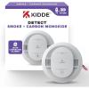 imageKidde Hardwired Smoke ampamp Carbon Monoxide Detector 10Year Battery Backup Interconnectable LED Warning Light IndicatorsDetector