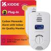 imageKidde Smart Carbon Monoxide Detector ampamp Indoor Air Quality Monitor Plug In Wall WiFi Alexa Compatible Device Voice ampamp App Alerts
