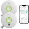 imageKidde Smart Smoke ampamp Carbon Monoxide Detector WiFi Alexa Compatible Device Hardwired wBattery Backup Voice ampamp App Alerts 2 Pack