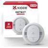 imageKidde Smoke Detector 10Year Battery Powered Voice Alerts LED Warning Light Indicators