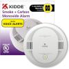 imageKidde Smoke ampamp Carbon Monoxide Detector AA Battery Powered Voice Alerts LED Warning Light Indicators6th Edition Alarm