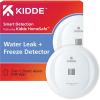 imageKidde WiFi Water Leak Detector ampamp Freeze Alarm Alexa Device Smart Leak Detector for Homes with App AlertsWhite
