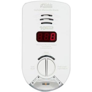 imageKidde Carbon Monoxide Detector ACPlugIn with Lithium Battery Backup Digital Display Night Light ampamp Escape Light