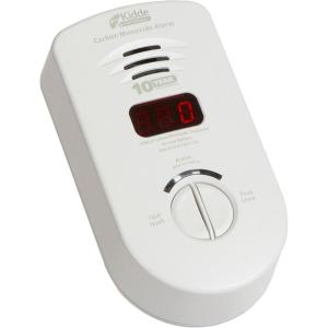 imageKidde Carbon Monoxide Detector Plug In Wall with 10Year Battery Backup Digital LED Display TestHush Button