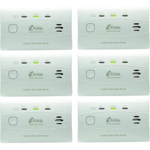 imageKidde Carbon Monoxide Detector with 10Year Battery 3 LEDs Replacement Indicator TestReset Button 2 Pack6 packs